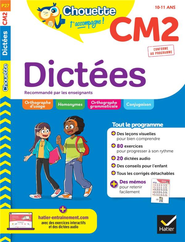 DICTEES CM2 ED 2022 - MARIENVAL/RODES - HATIER SCOLAIRE