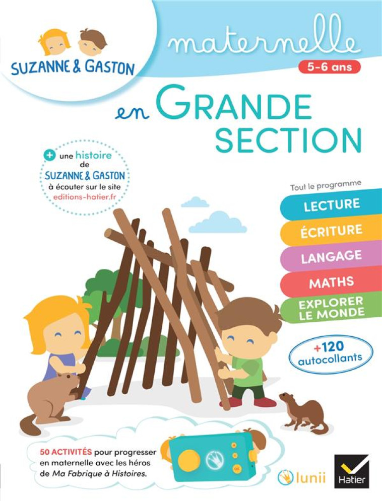 SUZANNE ET GASTON EN GRANDE SECTION DE MATERNELLE - DOUTREMEPUICH - HATIER SCOLAIRE