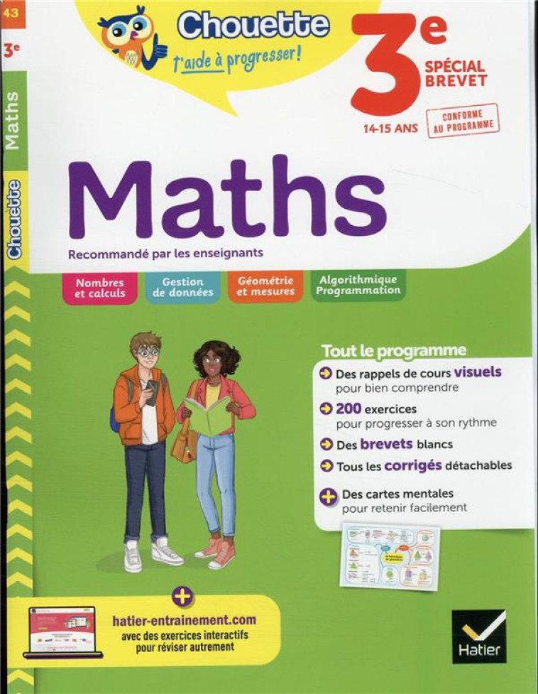 MATHS 3E ED 2022 - BONNEFOND/DAVIAUD - HATIER SCOLAIRE