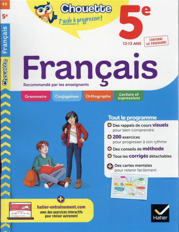 FRANCAIS 5E ED 2022 - COSSA/MARQUETTY - HATIER SCOLAIRE