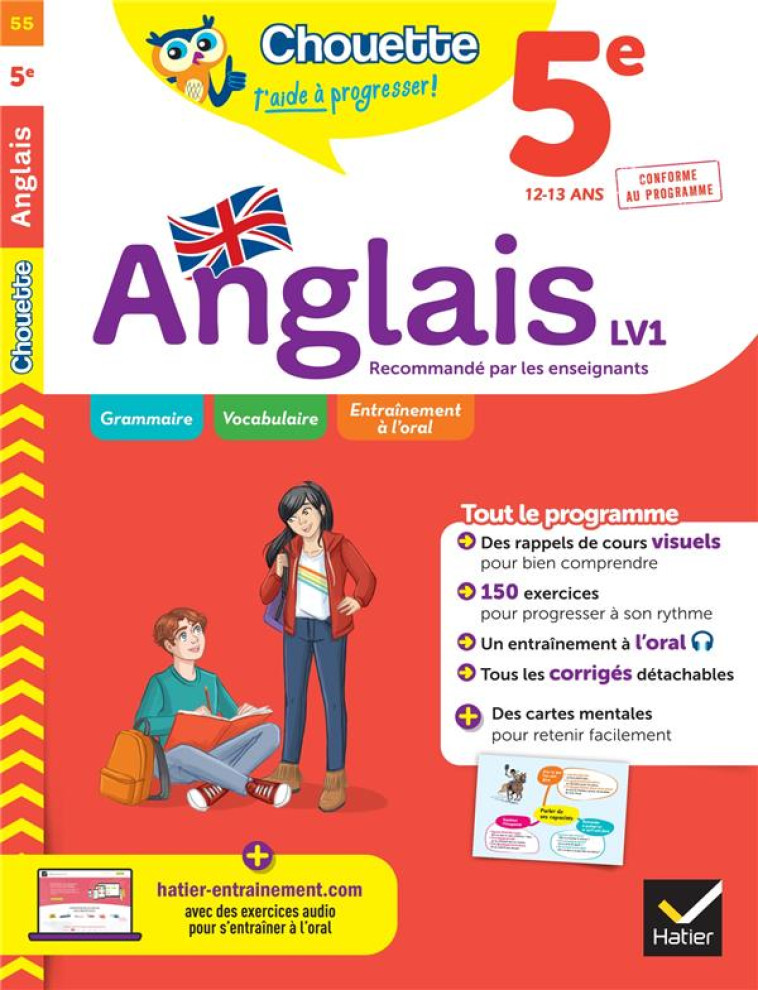 ANGLAIS 5E LV1 (A1+, A2) ED 2022 - NEMNI-NATAF/TOUATI - HATIER SCOLAIRE