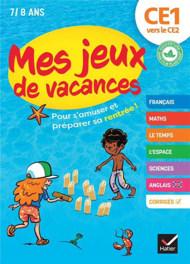 MES JEUX DE VACANCES 2022 DU CE1 VERS LE CE2 - GEORGES/TOULLIOU - HATIER SCOLAIRE