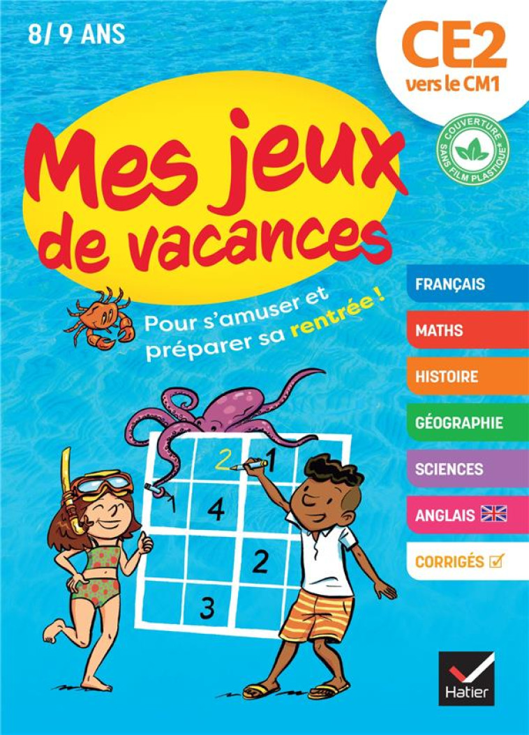 MES JEUX DE VACANCES 2022 DU CE2 VERS LE CM1 - KASTOR/MALO - HATIER SCOLAIRE