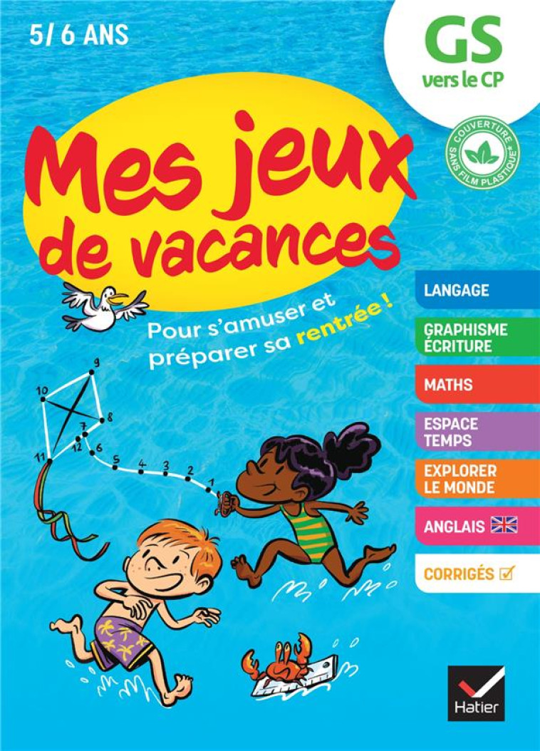 MES JEUX DE VACANCES 2022 GS VERS LE CP - DOUTREMEPUICH - HATIER SCOLAIRE