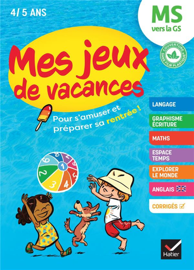 MES JEUX DE VACANCES 2022 MS VERS LA GS - DOUTREMEPUICH - HATIER SCOLAIRE