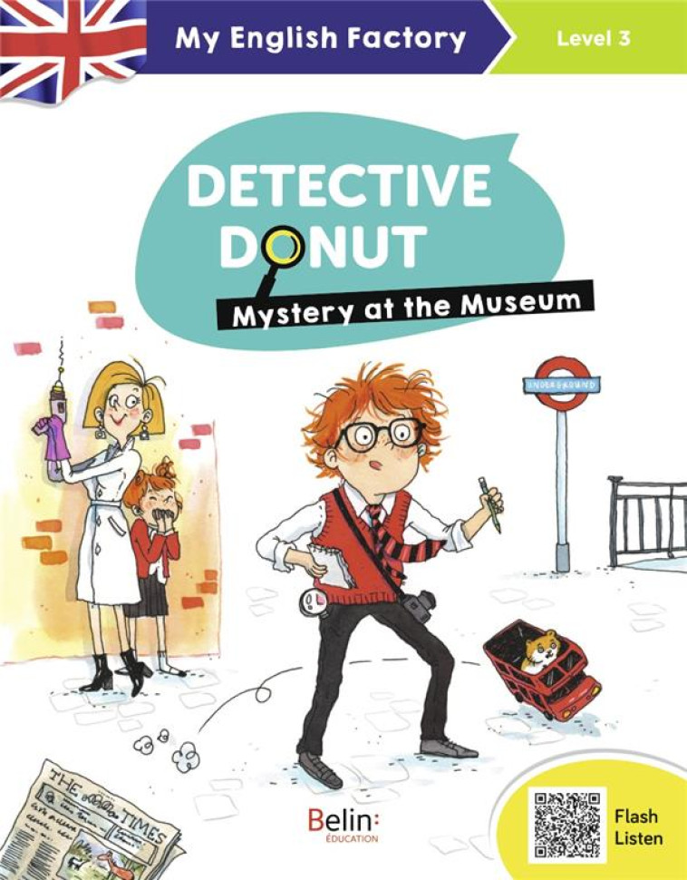 DETECTIVE DONUT MYSTERY AT THE MUSEUM LEVEL 3 - LANSONNEUR/BISSON - DORLING KINDERS