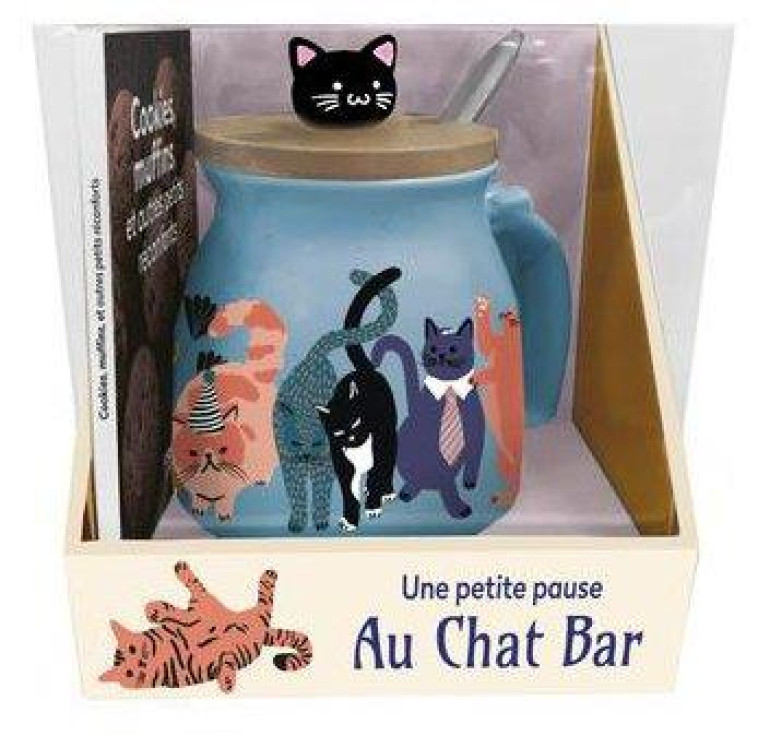 COFFRET - MUG UNE PETITE PAUSE AU CHAT BAR NE - BOITE ET ACCESSOIRE - COLLECTIF - FIRST