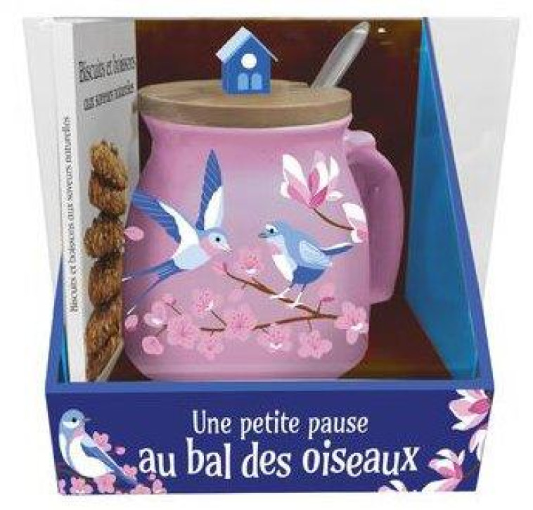 COFFRET - MUG UNE PETITE PAUSE AU BAL DES OISEAUX - BOITE ET ACCESSOIRE - COLLECTIF - FIRST