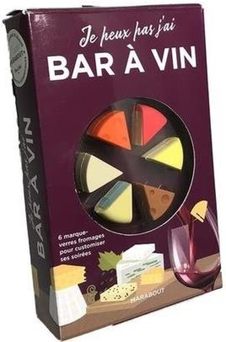 COFFRET MARQUE-VERRES BAR A VIN - XXX - MARABOUT