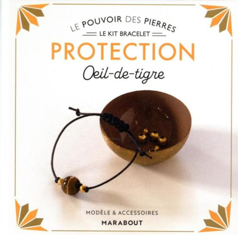 KIT BRACELET LE POUVOIR DES PIERRES- PROTECTION - VAUZEILLES FRANCOISE - MARABOUT