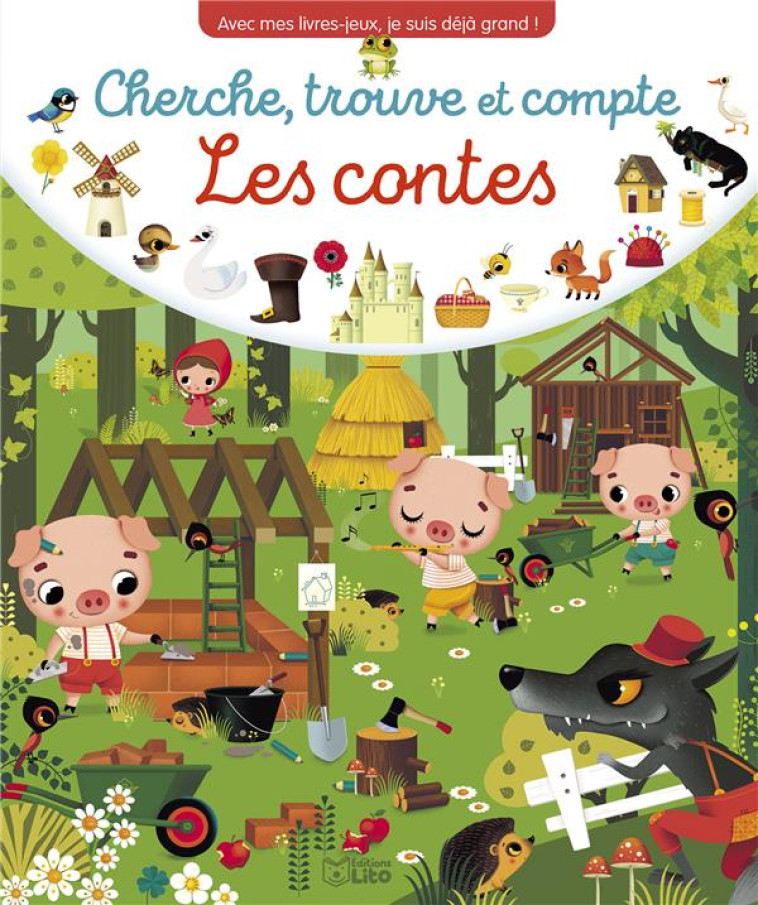 CHERCHE TROUVE ET COMPTE : LES CONTES - XXX - LITO