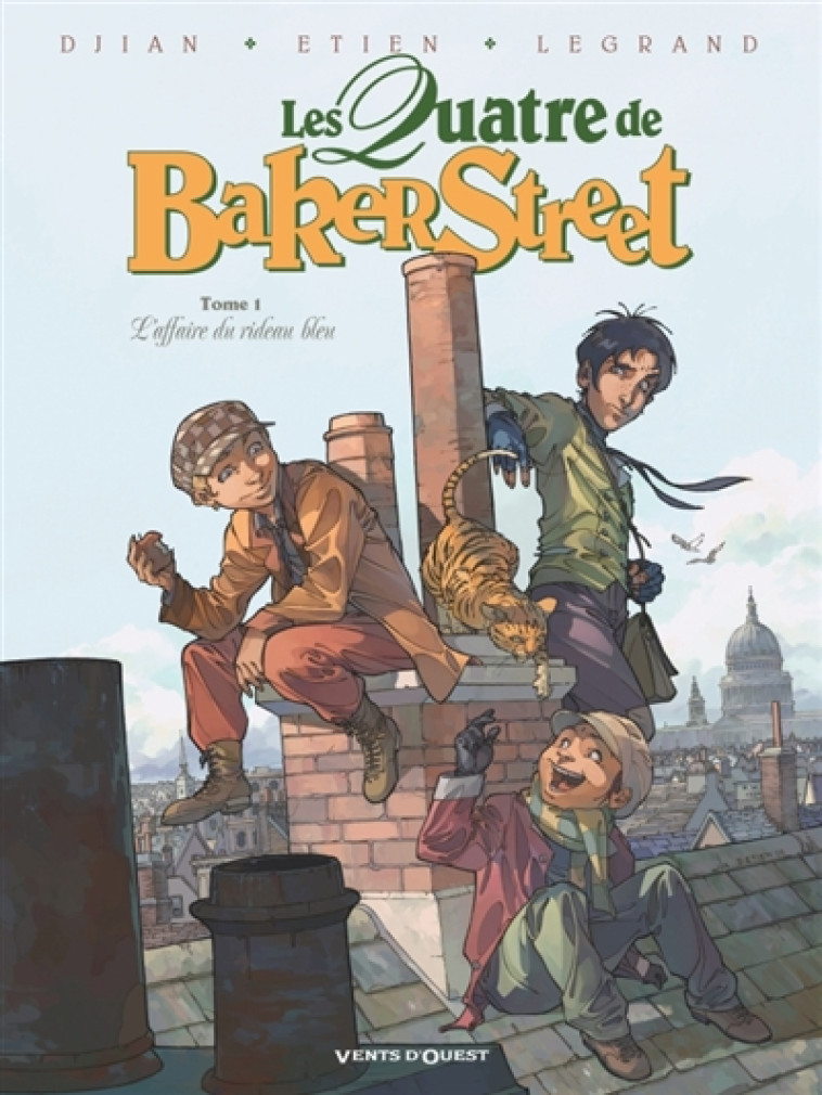 LES QUATRE DE BAKER STREET T01 + FIGURINE OFFERTE - DJIAN/LEGRAND/ETIEN - VENTS D'OUEST