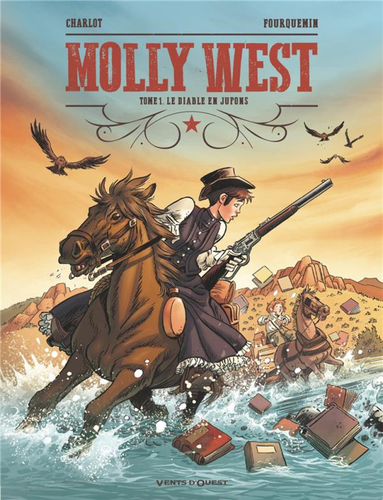 MOLLY WEST T01 LE DIABLE EN JUPON - CHARLOT/FOURQUEMIN - VENTS D'OUEST