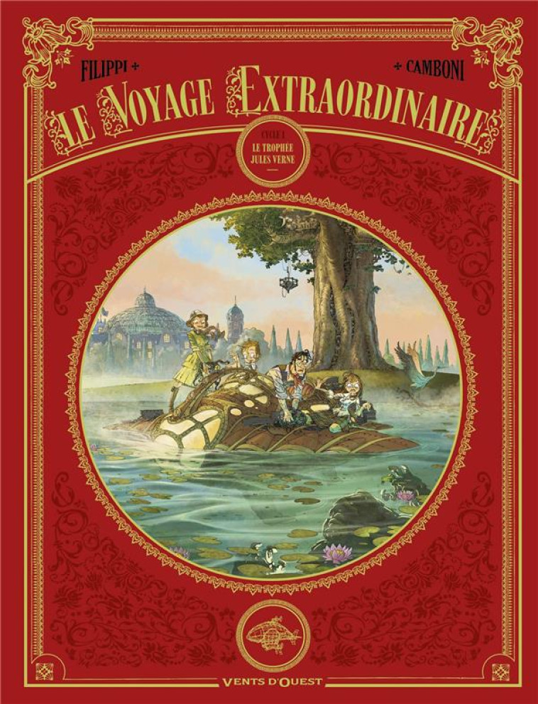 LE VOYAGE EXTRAORDINAIRE COFFRET CYCLE 1 LE TROPHEE JULES VERNE - FILIPPI/CAMBONI - VENTS D'OUEST