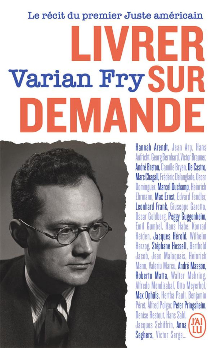 LIVRER SUR DEMANDE - VARIAN FRY - J'AI LU