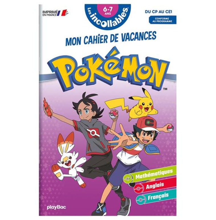 CAHIER DE VACANCES 2021 POKEMON - DU CP AU CE1 - XXX - PRISMA