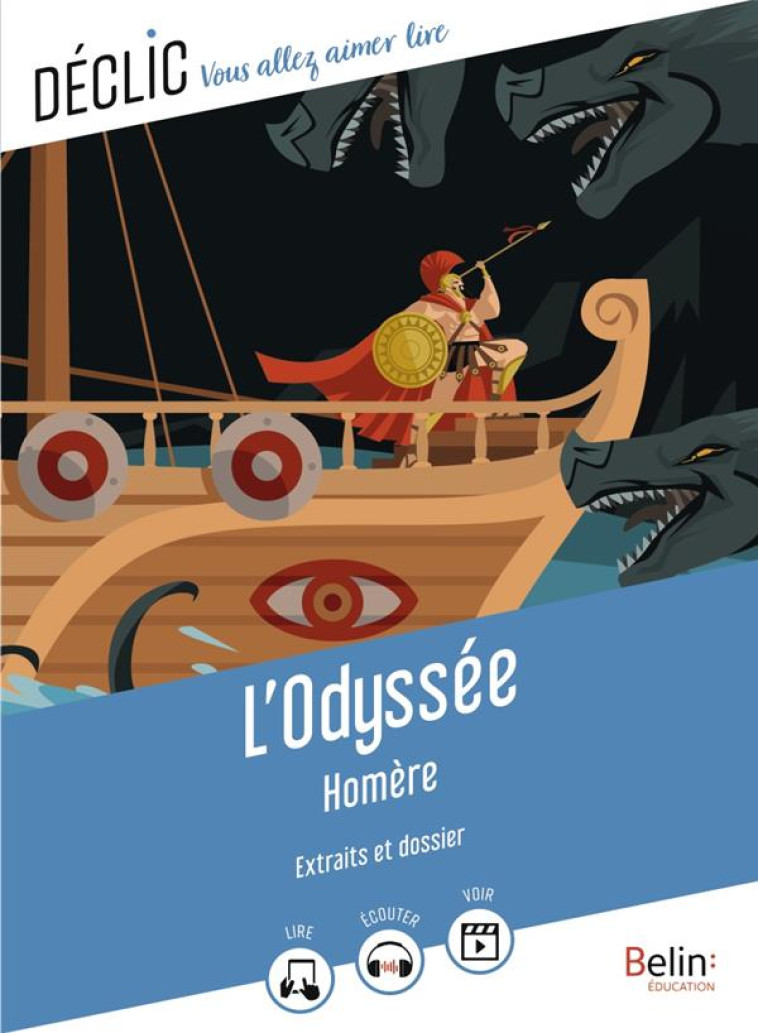 L'ODYSSEE EXTRAITS - HOMERE / COGNARD FLORENCE - BELIN