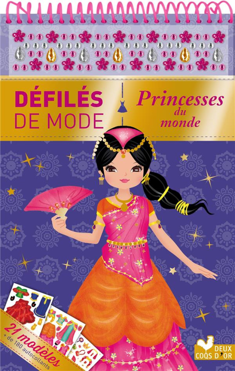 PRINCESSES DU MONDE - BLOC A SPIRALE - DERODIT CLEMENTINE - HACHETTE