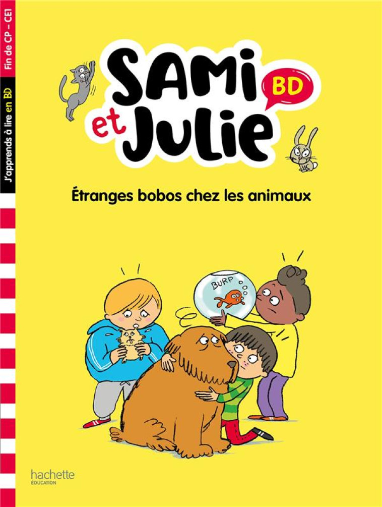 SAMI ET JULIE ETRANGES BOBOS CHEZ LES ANIMAUX CP- CE1 - BONTE/LEBRUN/AUDRAIN - HACHETTE