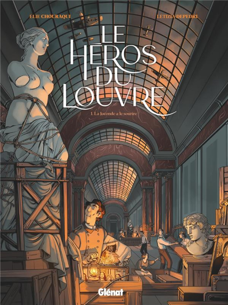 LE HEROS DU LOUVRE T01 LA JOCONDE A LE SOURIRE - CHOURAQUI/DEPEDRI - GLENAT