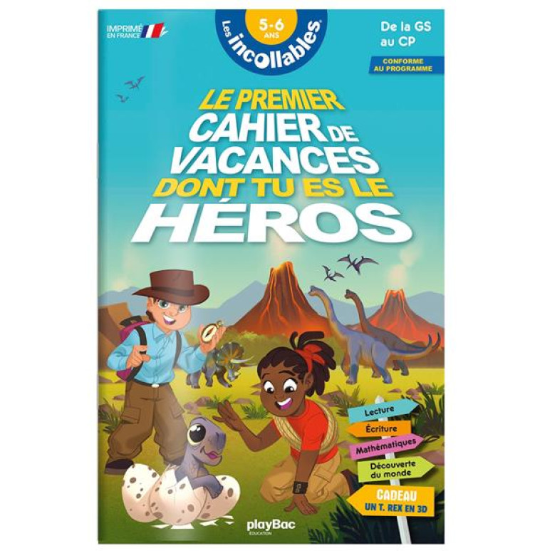 INCOLLABLES CAHIER DE VACANCES DONT TU ES LE HEROS GS-CP - XXX - PRISMA