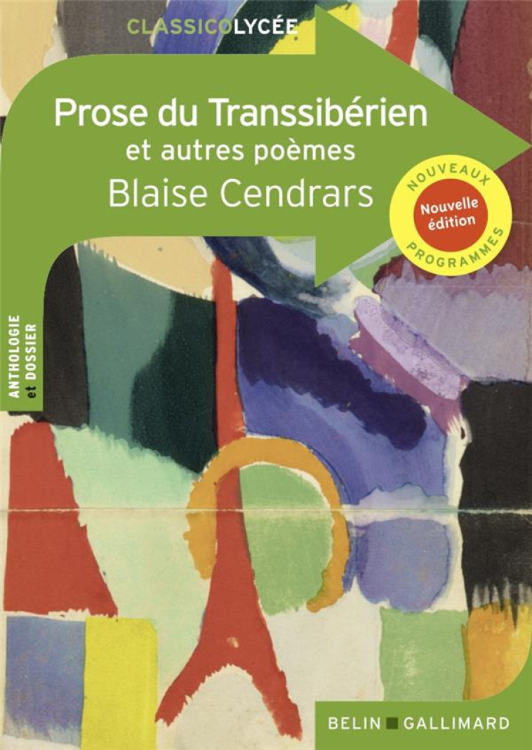 PROSE DU TRANSSIBERIEN ET AUTRES POEMES ED 2022 - CENDRARS BLAISE - BELIN