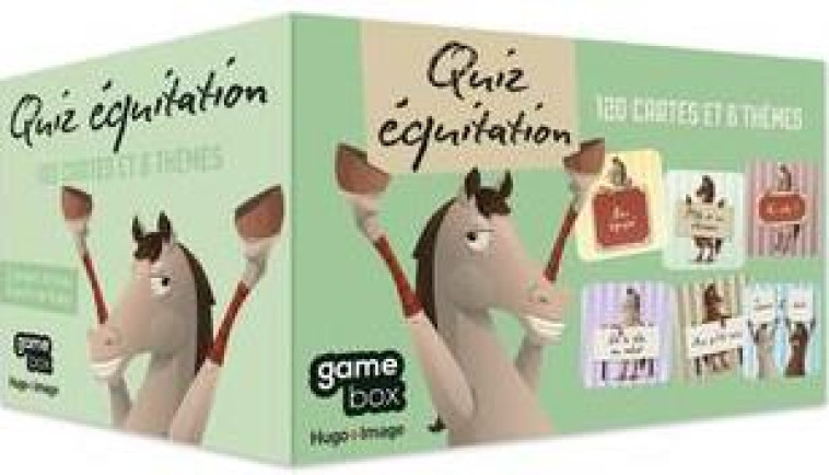 GAME BOX QUIZ EQUITATION - COLLECTIF - HUGO JEUNESSE