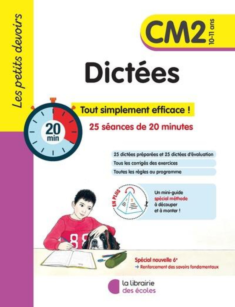 LES PETITS DEVOIRS - DICTEE CM2 - GRAVIER ALICE - ECOLES PARIS