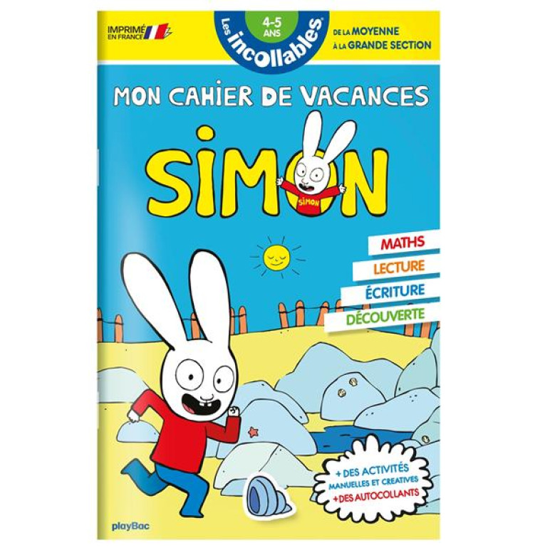 MON CAHIER DE VACANCES SIMON - DE LA MS A LA GS - XXX - PRISMA