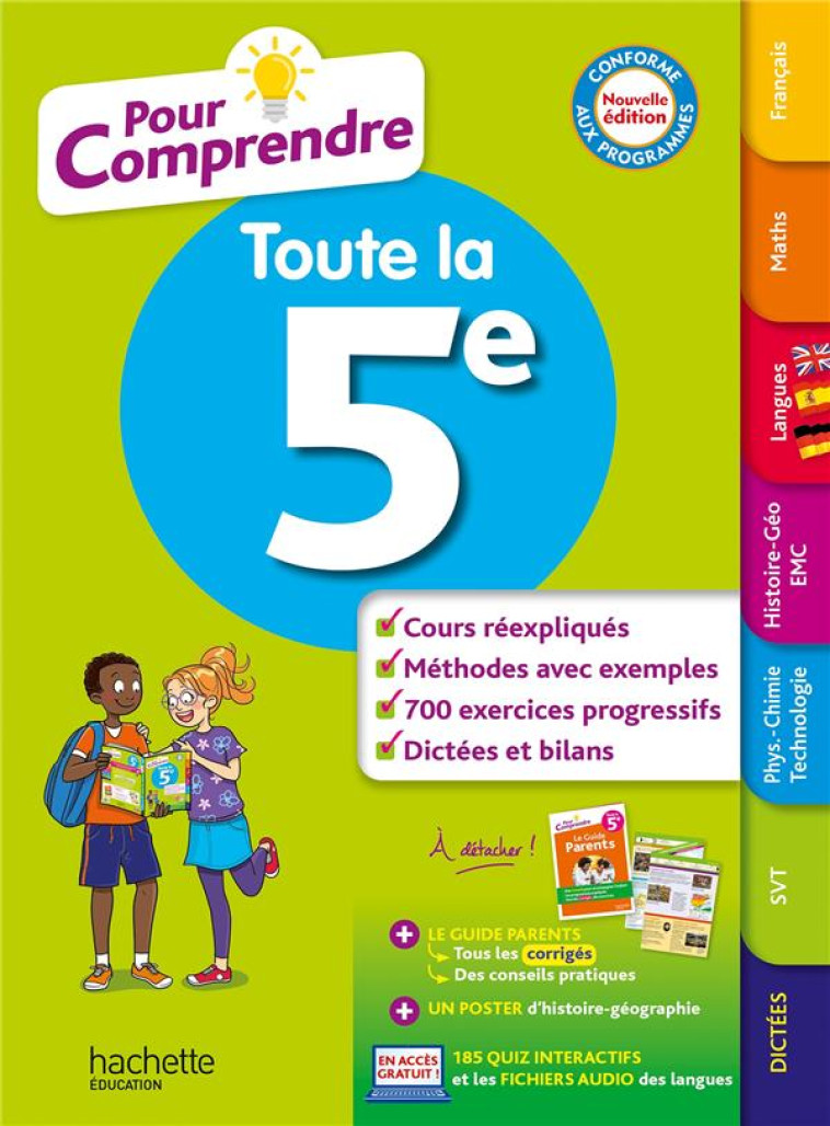 POUR COMPRENDRE TOUTES LA 5E - LISLE/REYNAUD - HACHETTE