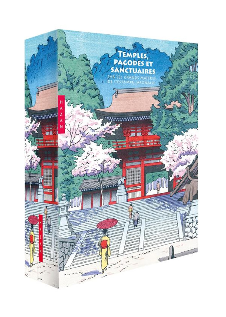 TEMPLES, PAGODES ET SANCTUAIRES PAR LES GRANDS MAITRES DE L'ESTAMPE JAPONAISE (COFFRET) - BOUQUILLARD JOCELYN - HAZAN