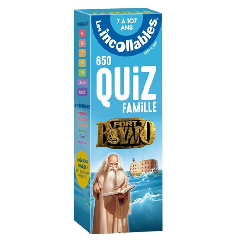 LES INCOLLABLES FORT BOYARD QUIZ FAMILLE 2023 - EL GUNTO - PRISMA