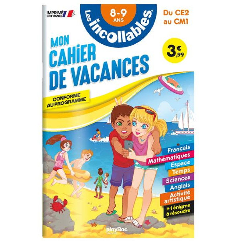 LES INCOLLABLES MON CAHIER DE VACANCES CE2/CM1 2023 - COLLECTIF - PRISMA