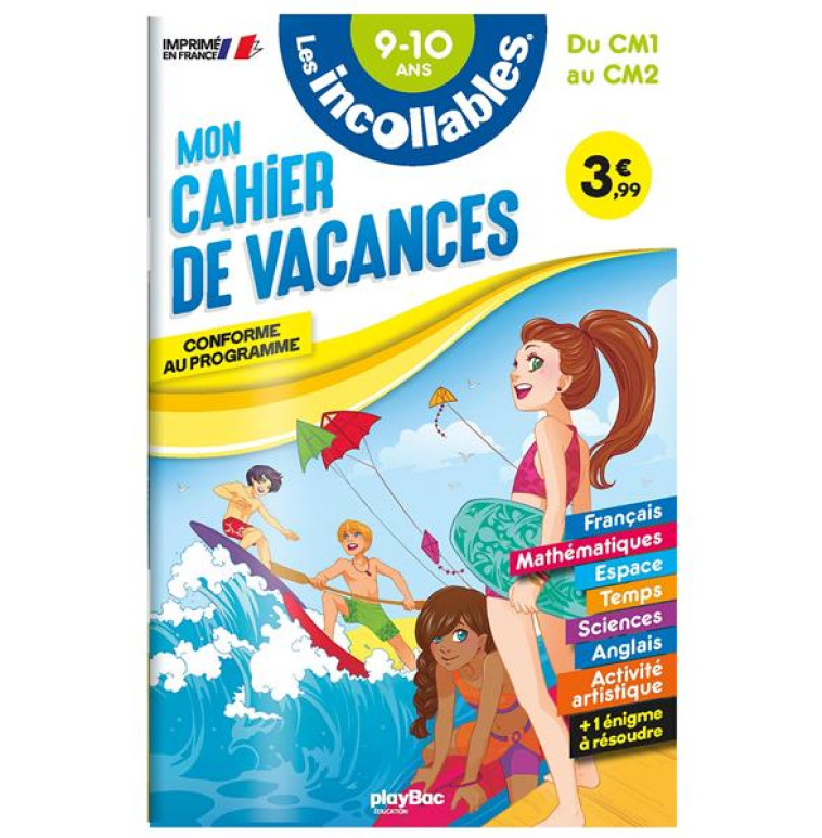 LES INCOLLABLES MON CAHIER DE VACANCES CM1/CM2 2023 - XXX - PRISMA