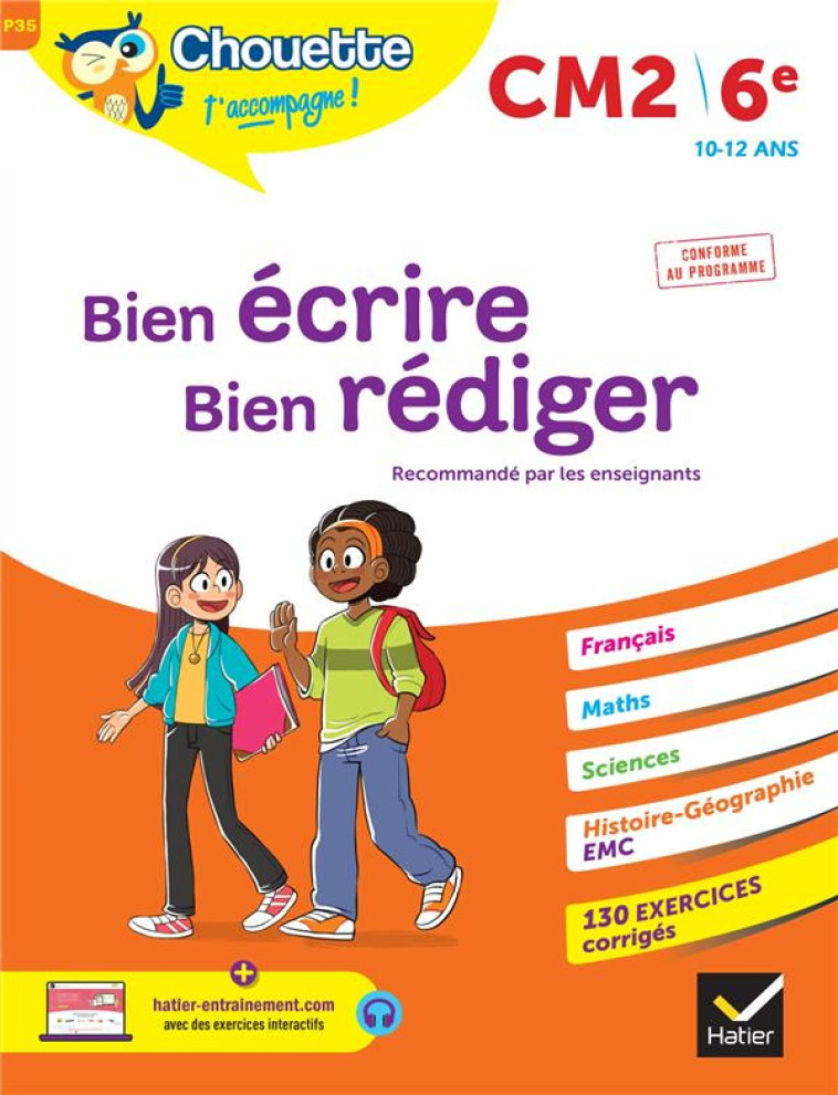 BIEN ECRIRE, BIEN REDIGER CM2/6E - VIRZI-ROUSTAN/ROBERT - HATIER SCOLAIRE