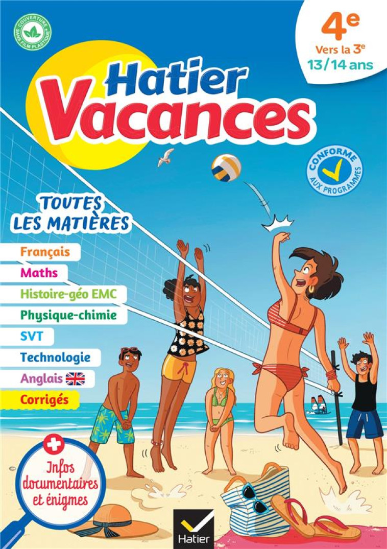 HATIER VACANCES DE LA 4E VERS LA 3E 2023 - BUREAU/COLLARD - HATIER SCOLAIRE