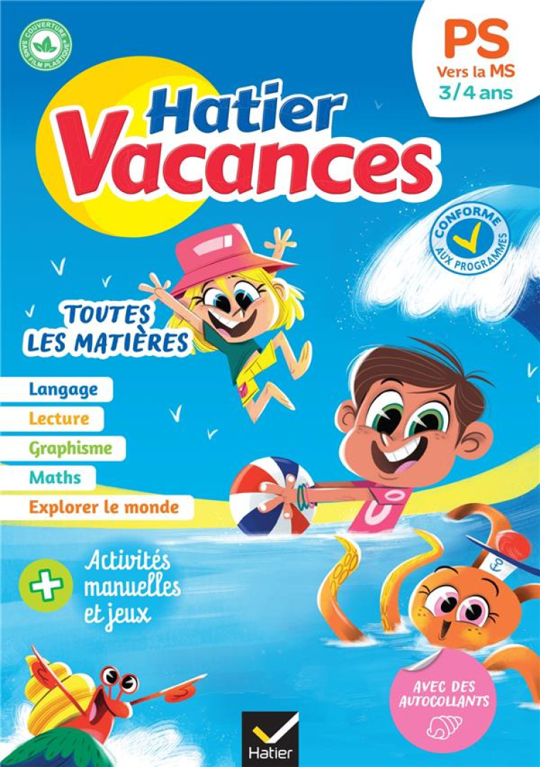 HATIER VACANCES DE LA PS VERS LA MS 2023 - SPAMPINATO/HAHN - HATIER SCOLAIRE