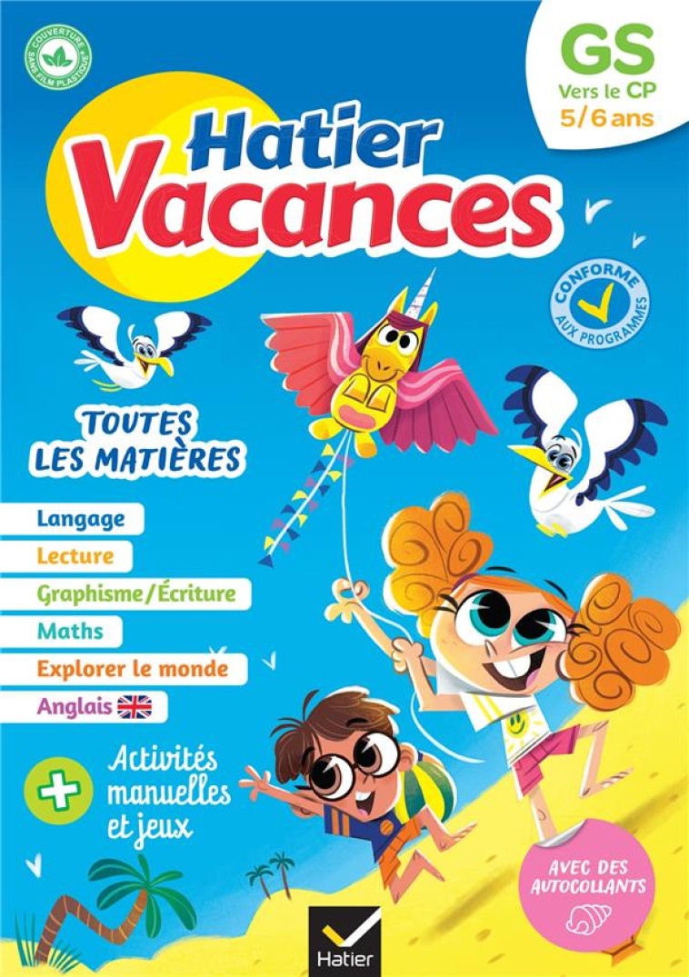 HATIER VACANCES DE LA GS VERS LE CP 2023 - DOUTREMEPUICH - HATIER SCOLAIRE