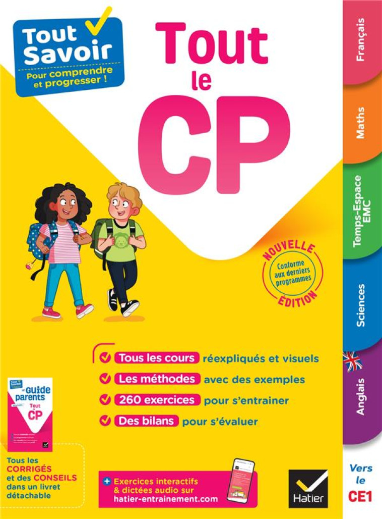 TOUT SAVOIR TOUT LE CP 2023 - ANTOINE/IDIARD - HATIER SCOLAIRE