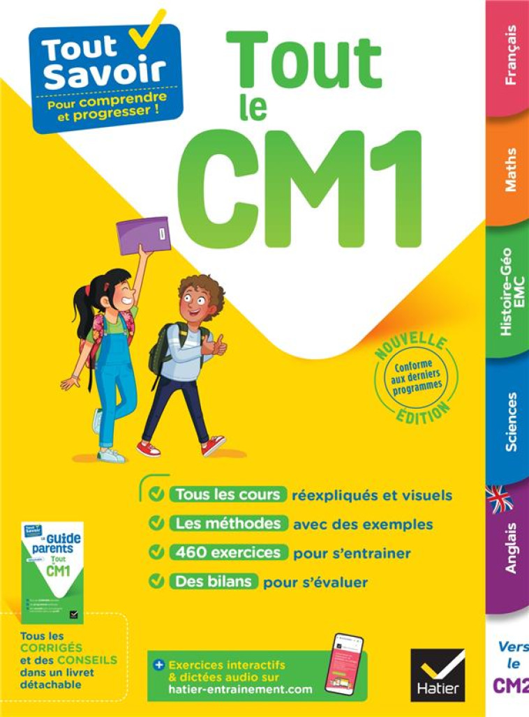 TOUT SAVOIR TOUT LE CM1 2023 - ANTOINE/IDIARD - HATIER SCOLAIRE