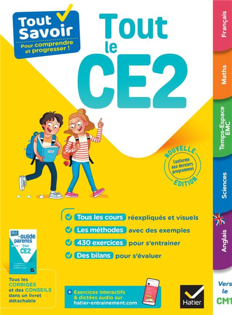 TOUT SAVOIR TOUT LE CE2 2023 - ANTOINE/IDIARD/MUL - HATIER SCOLAIRE