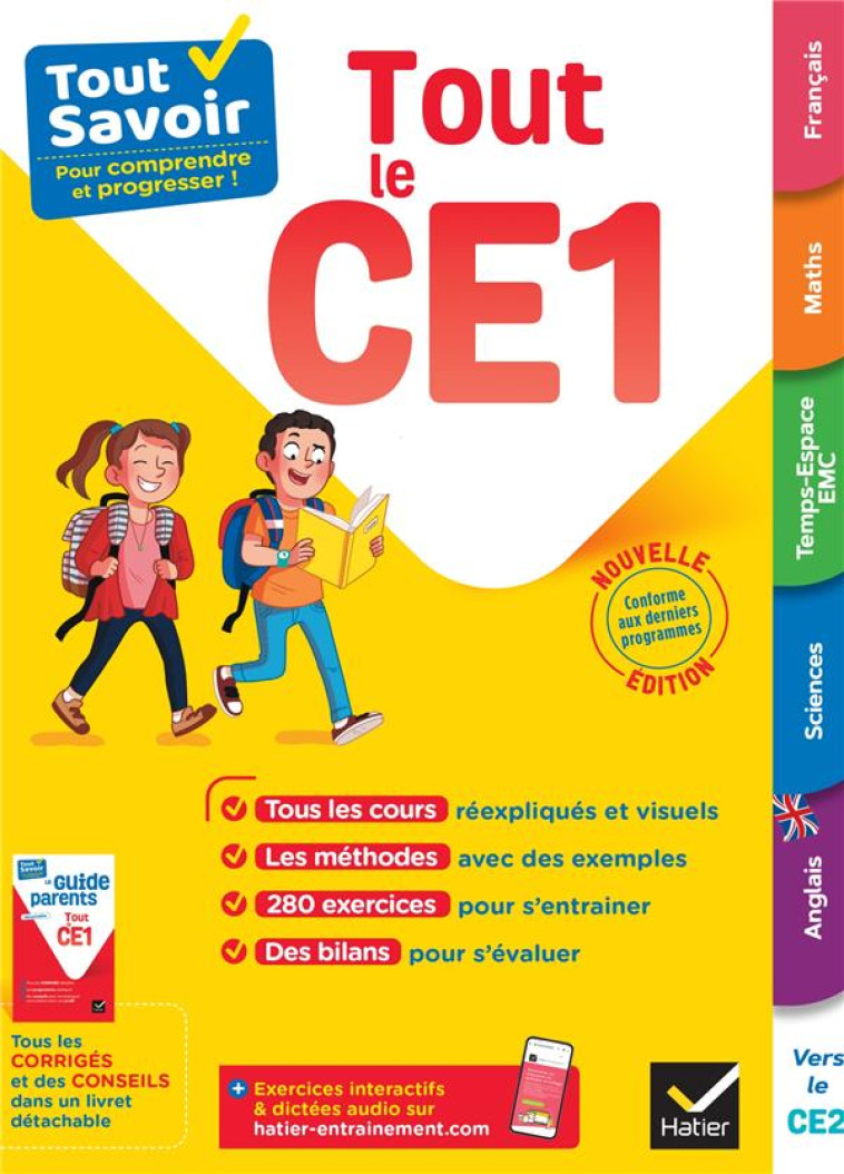 TOUT SAVOIR TOUT LE CE1 2023 - ANTOINE/IDIARD/MUL - HATIER SCOLAIRE