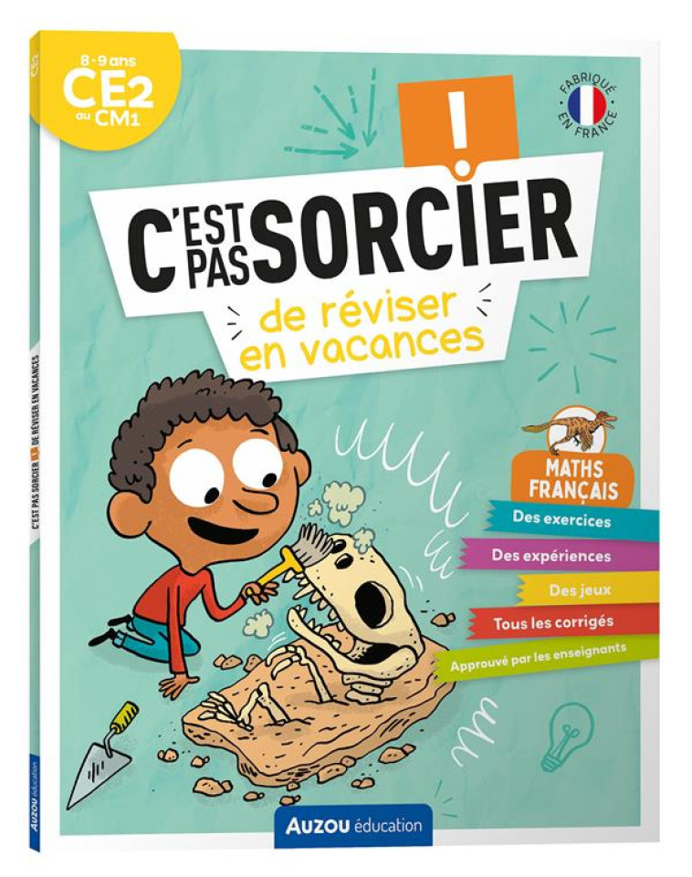 C'EST PAS SORCIER DE REVISER EN VACANCES - DU CE2 AU CM1 - BARTHERE/BEMER - PHILIPPE AUZOU