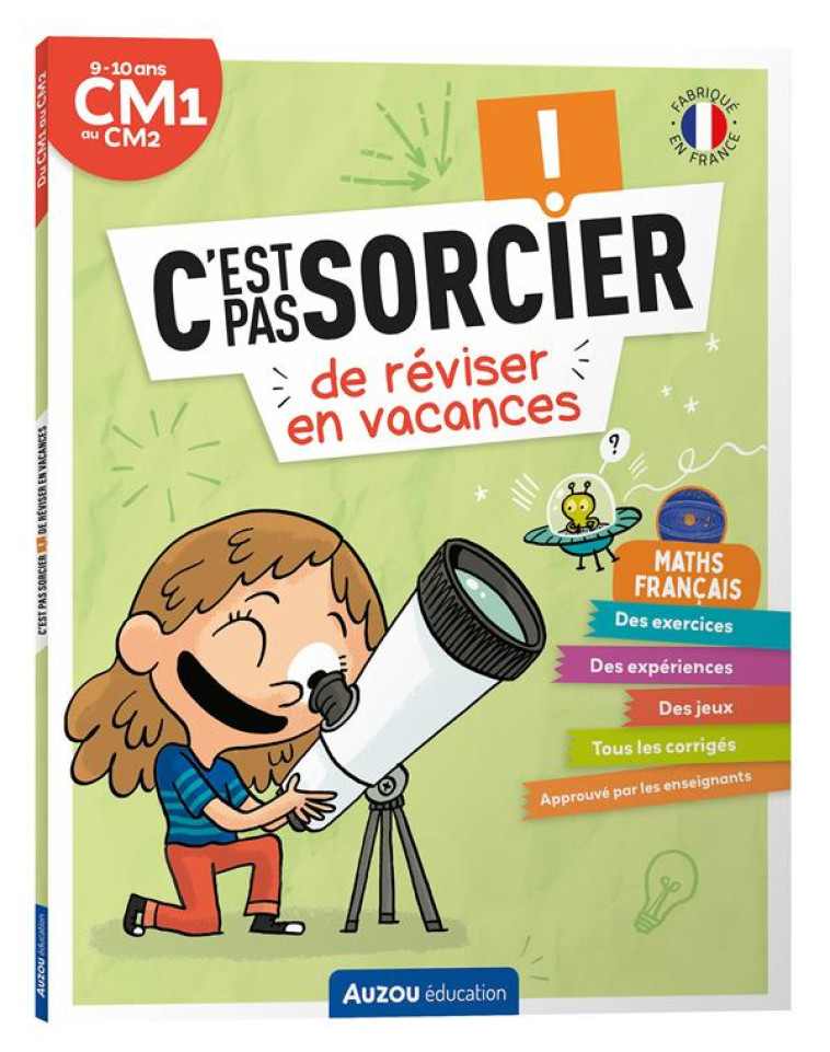 C'EST PAS SORCIER DE REVISER EN VACANCES  - DU CM1 AU CM2 - AVICE/BARTHERE - PHILIPPE AUZOU