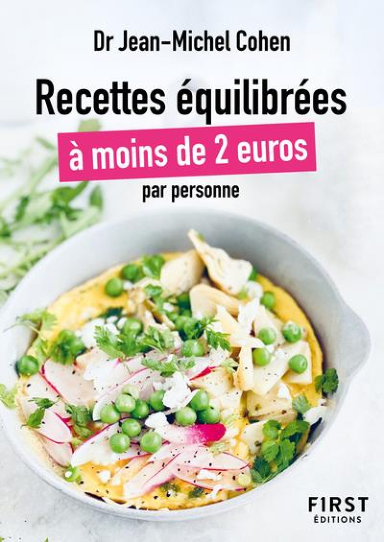 PETIT LIVRE - RECETTE EQUILIBREES A MOINS DE 2 EUROS - COLLECTIF - FIRST