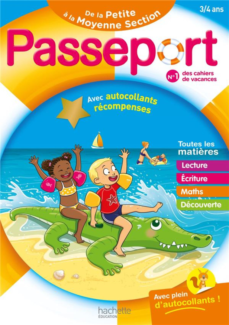 PASSEPORT - DE LA PETITE A LA MOYENNE SECTION 3/4 ANS - POURE/EXBRAYAT - HACHETTE