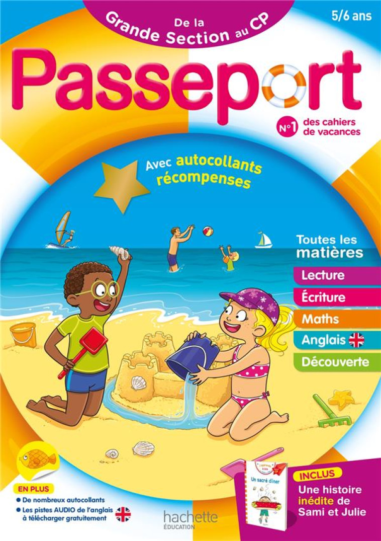 PASSEPORT - DE LA GRANDE SECTION AU CP 5/6 ANS - JENNER/BLANDINO - HACHETTE