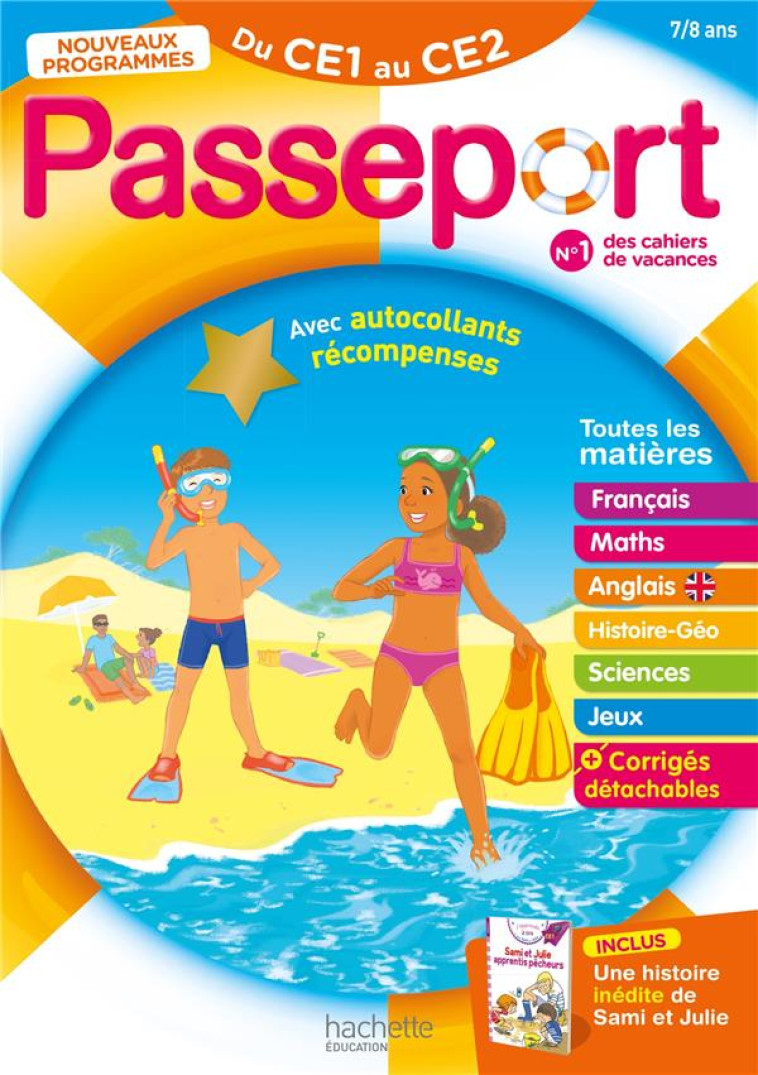 PASSEPORT - DU CE1 AU CE2 7/8 ANS - BESSIERES/KNOWLES - HACHETTE