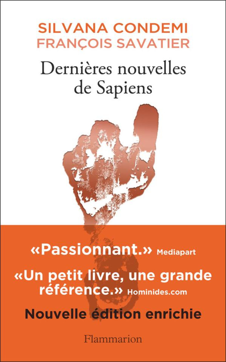 DERNIERES NOUVELLES DE SAPIENS - SAVATIER/CONDEMI - FLAMMARION