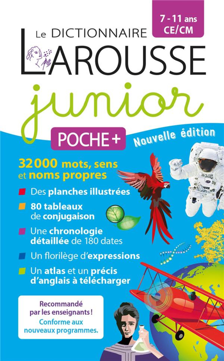 DICTIONNAIRE LAROUSSE JUNIOR POCHE PLUS - COLLECTIF - LAROUSSE